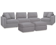 Modmax 4-Piece Sectional and 2 Ottomans