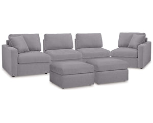 Modmax 4-Piece Sectional and 2 Ottomans
