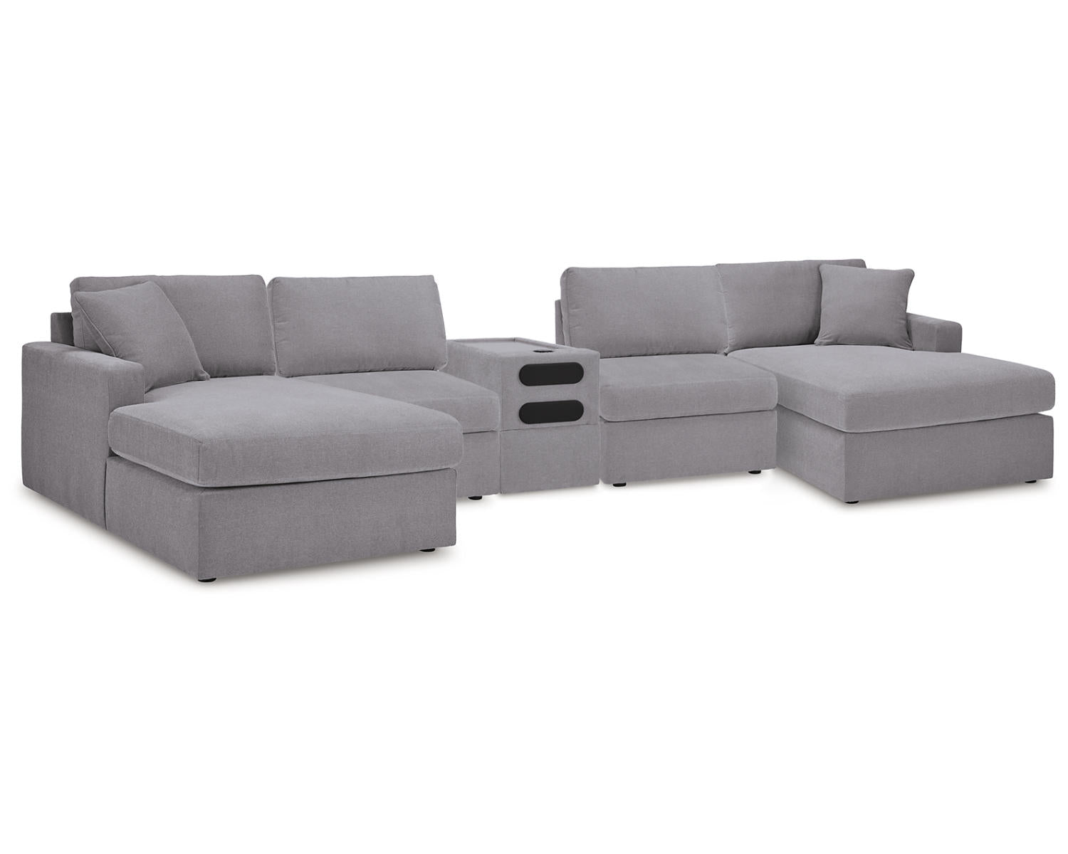 Modmax 5 Piece Sectional with Audio Console