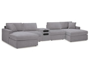 Modmax 5 Piece Sectional with Audio Console