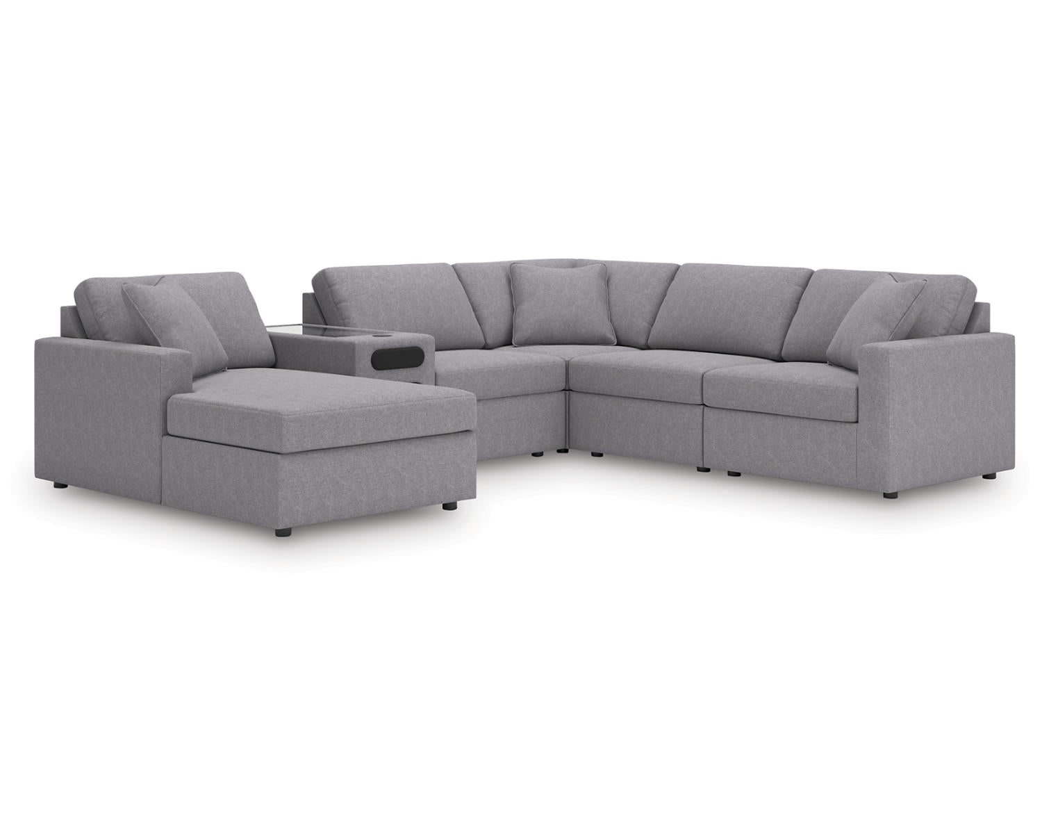 Modmax 6-Piece Sectional with Audio System and Chaise