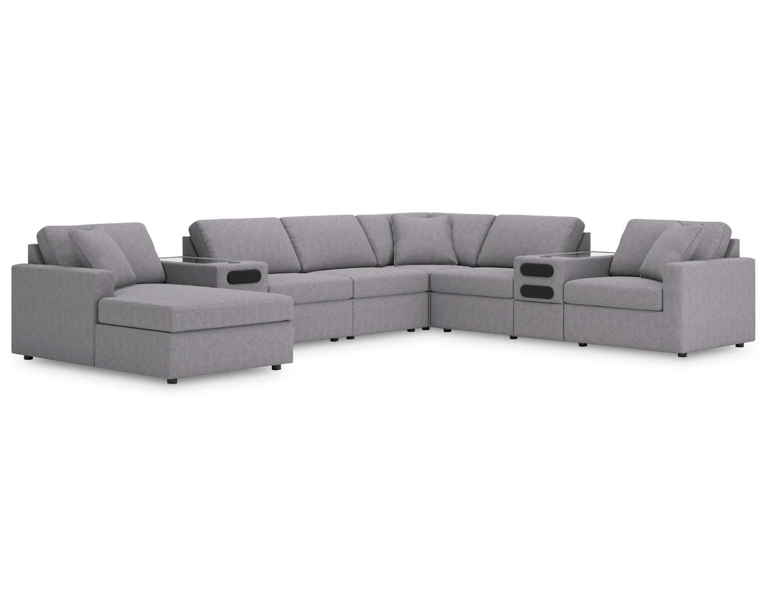 Modmax 8-Piece Sectional with Audio System and Chaise