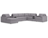 Modmax 8-Piece Sectional with Audio System and Chaise