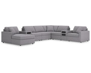 Modmax 8-Piece Sectional with Audio System and Chaise