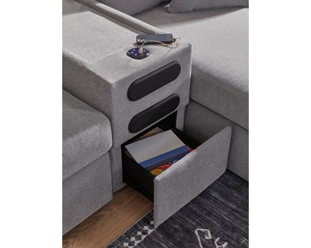Modmax 4-Piece Sectional and Ottoman