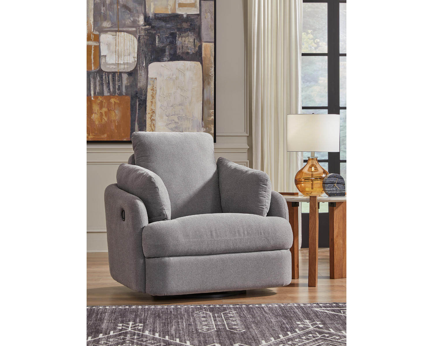 Modmax 5-Piece Sectional and Swivel Glider Recliner