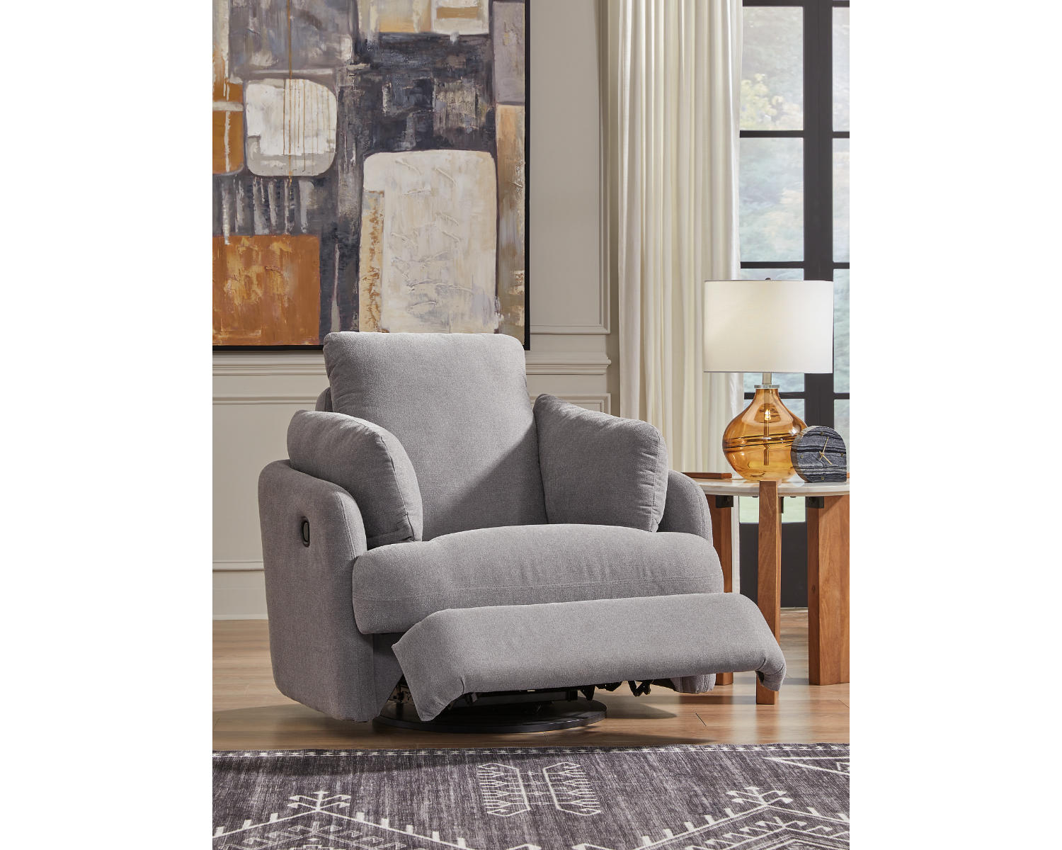 Modmax 3-Piece Sectional Sofa, 2-Piece Sectional Loveseat and Swivel Glider Recliner