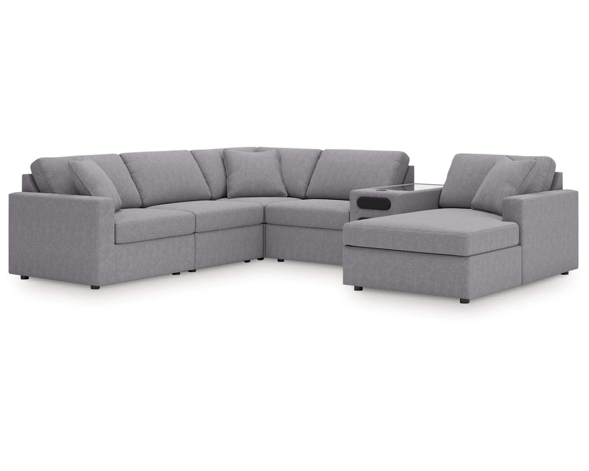 Modmax 6-Piece Sectional with Audio System and Chaise