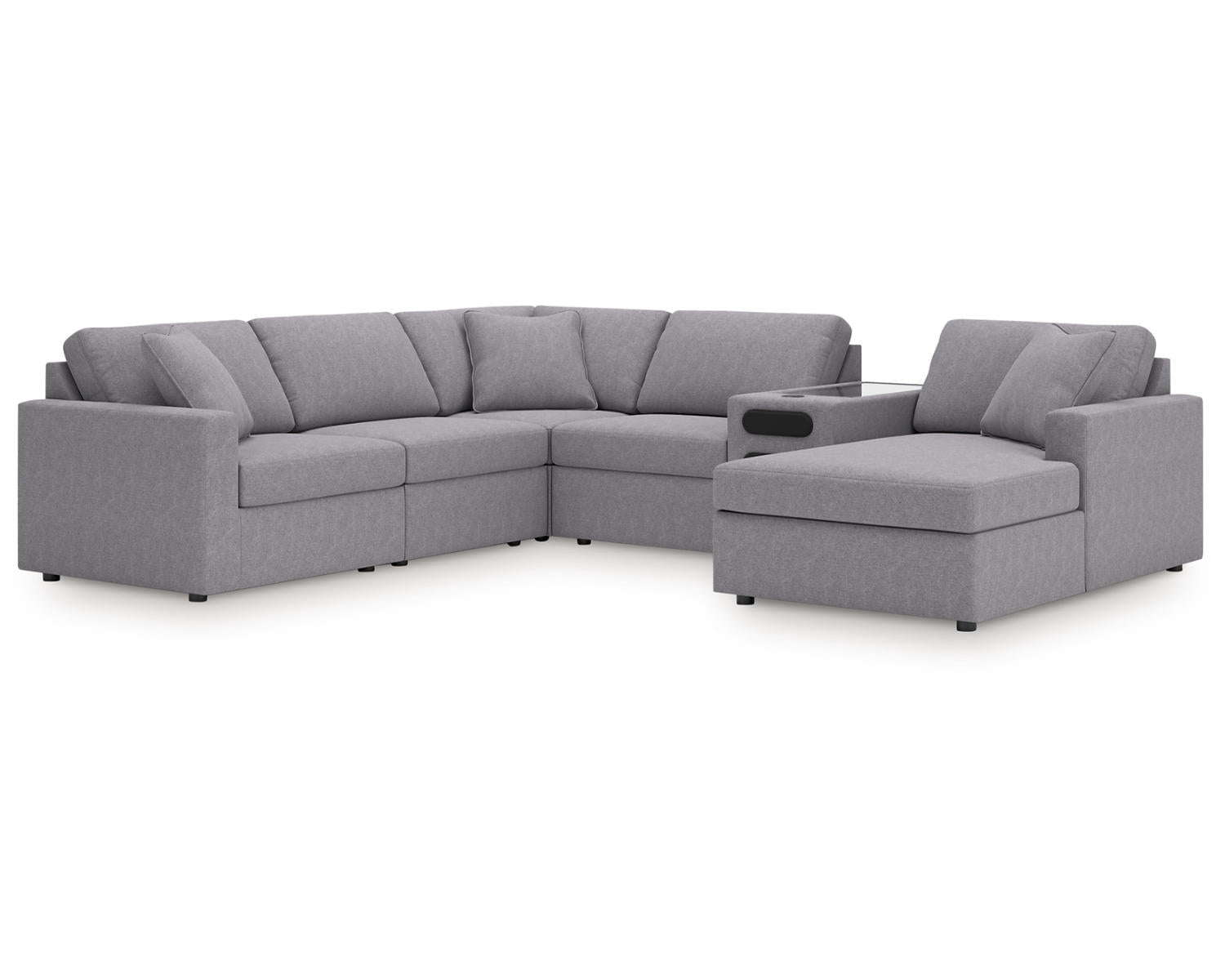Modmax 6-Piece Sectional with Audio System and Chaise