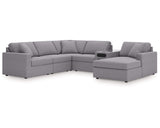 Modmax 6-Piece Sectional with Audio System and Chaise