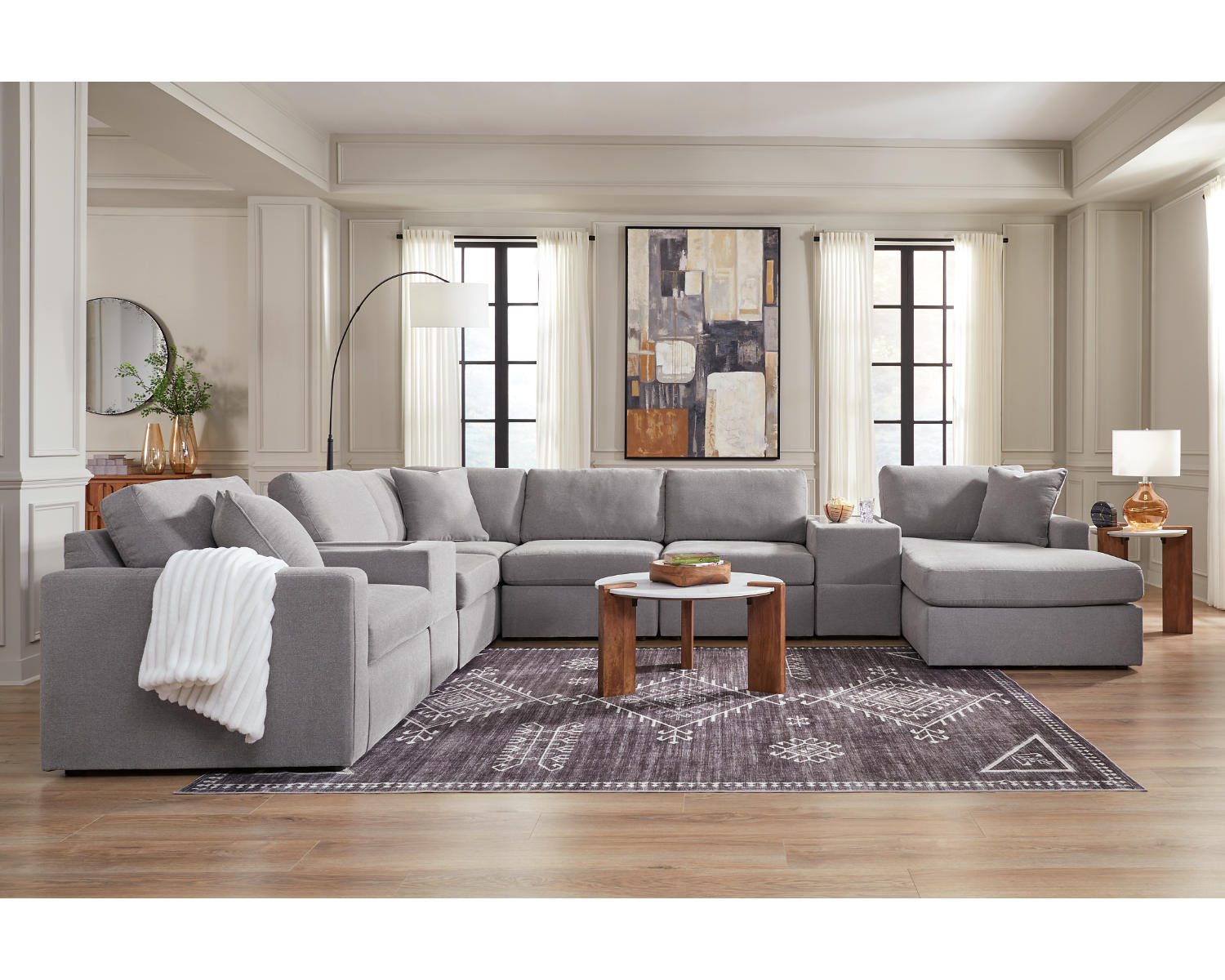 Modmax 8-Piece Sectional with Chaise