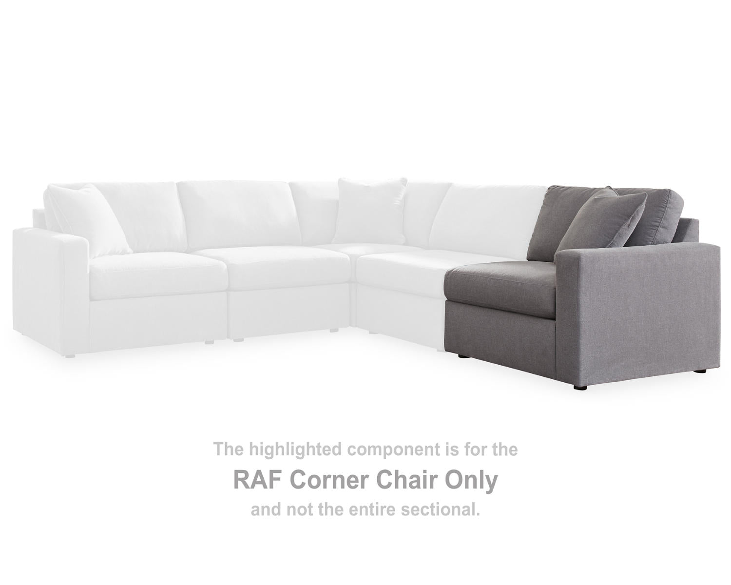 Modmax Right-Arm Facing Corner Chair