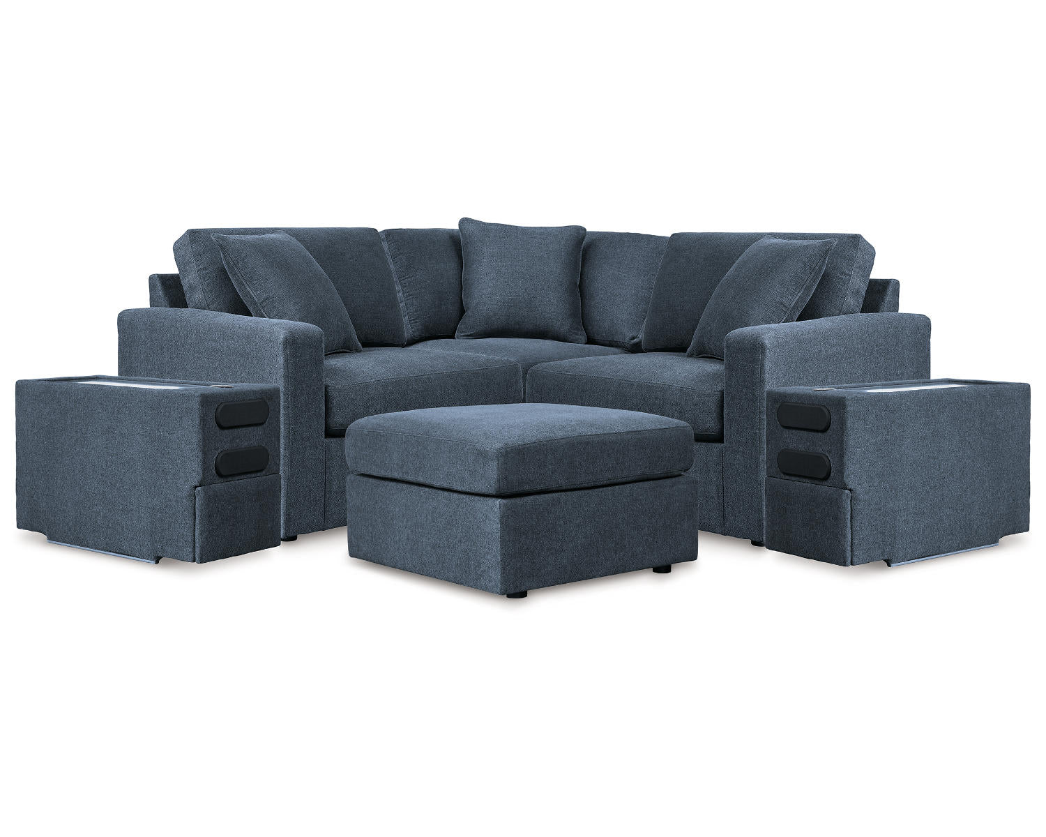 Modmax 5-Piece Sectional with Audio Console and Ottoman
