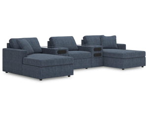 Chaise doble Modmax de 5 piezas con consolas de audio