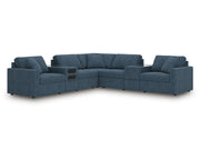 Modmax 7-Piece Balanced Sectional with Audio and Storage Consoles