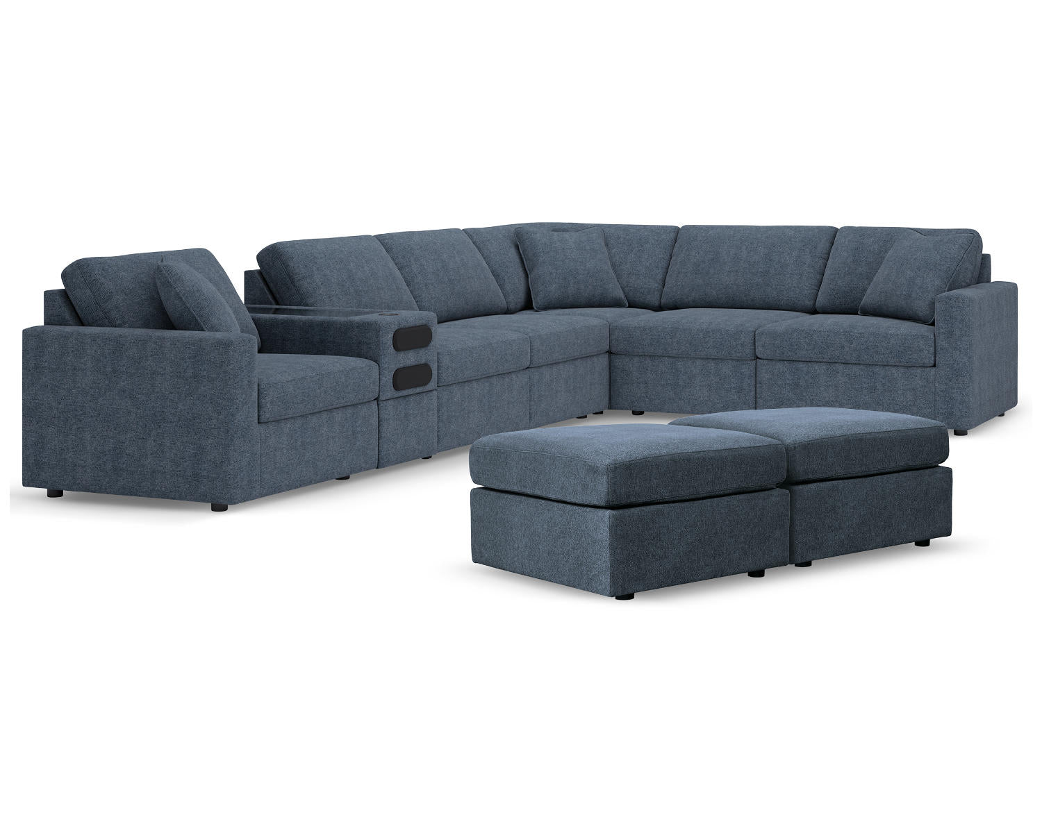 Modmax 6-Piece Sectional and 2 Ottomans