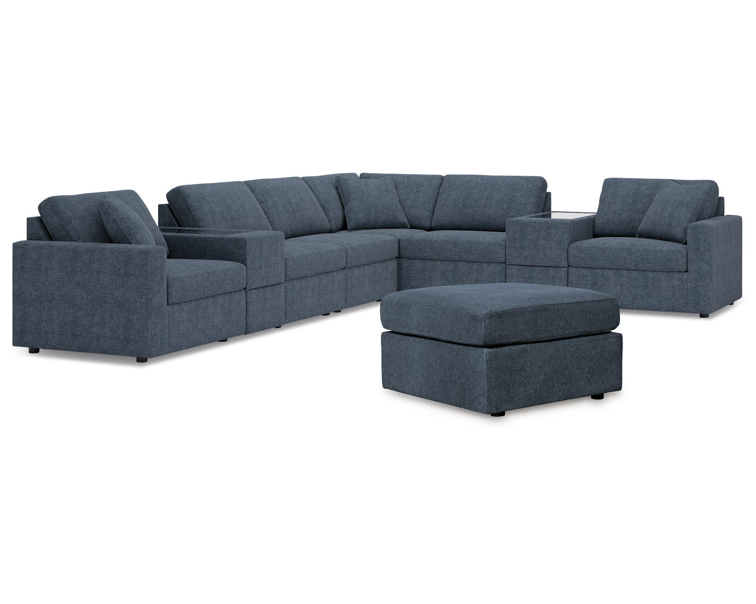 Modmax 8-Piece Sectional and Ottoman