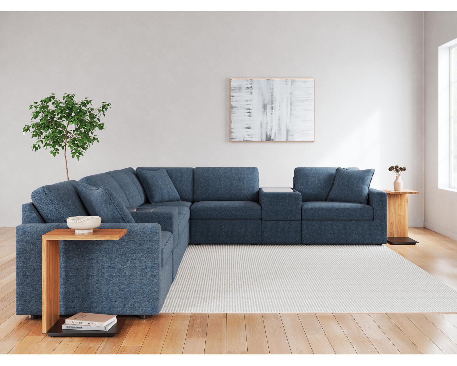 Modmax 8-Piece Sectional and Ottoman