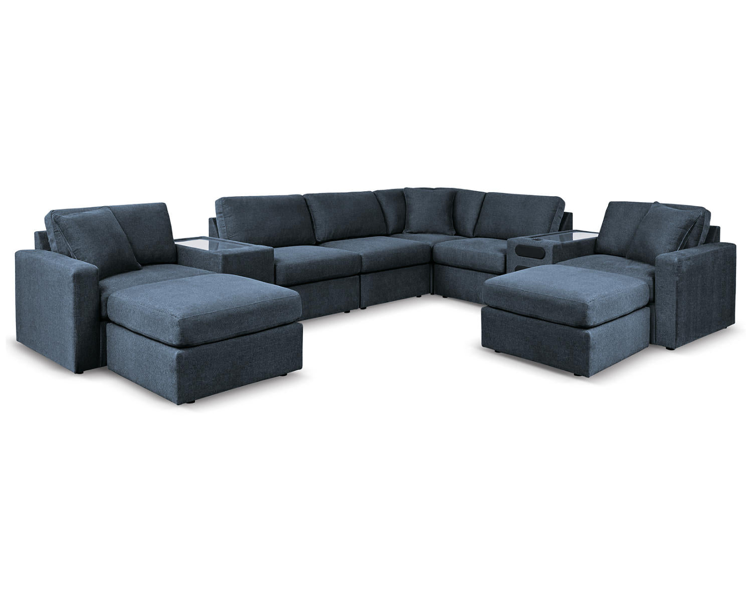 Modmax 8-Piece Sectional and 2 Ottomans