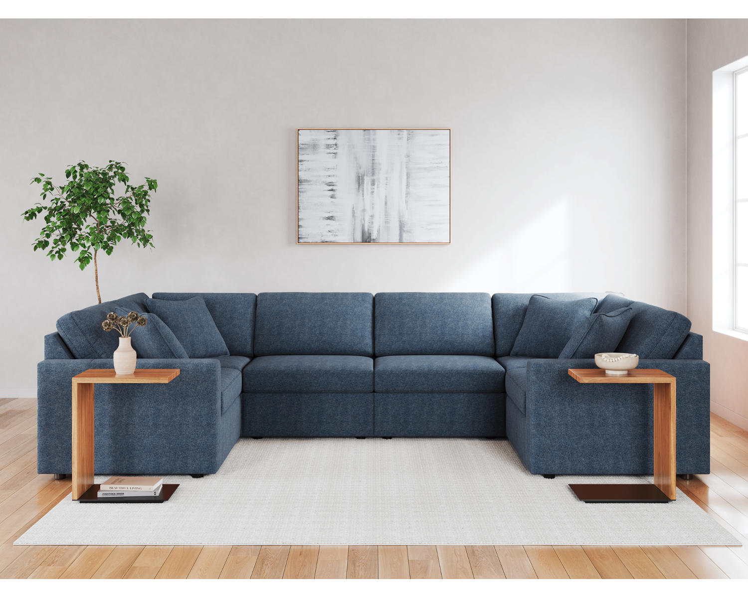 Modmax 6-Piece Sectional and Ottoman