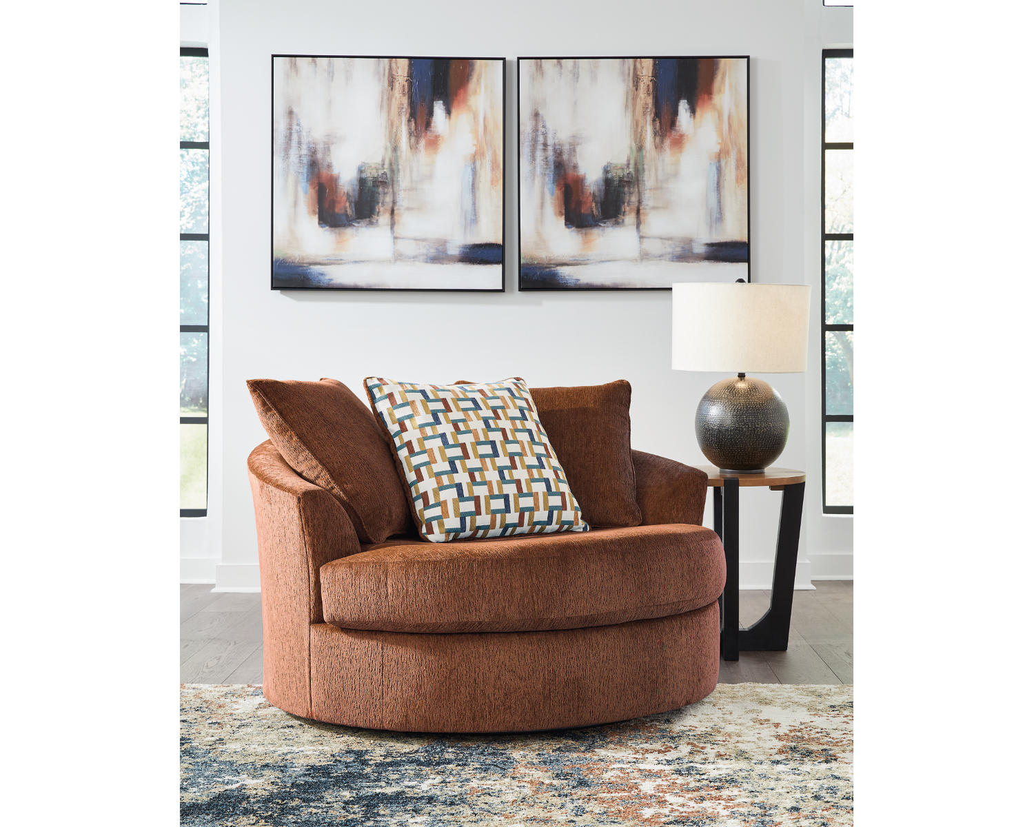 Laylabrook Oversized Swivel Accent Chair