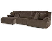 Top Tier 4-Piece Reclining Sectional with Chaise