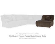 Top Tier Right-Arm Facing Press Back Chaise