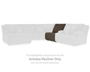 Top Tier Armless Recliner
