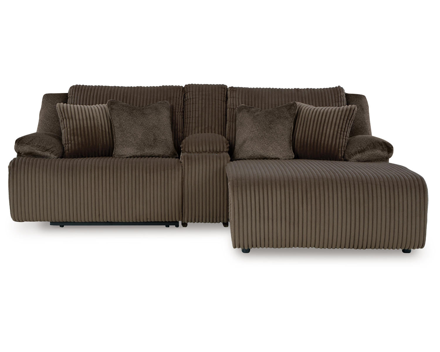 Top Tier 3-Piece Reclining Sectional Sofa with Chaise