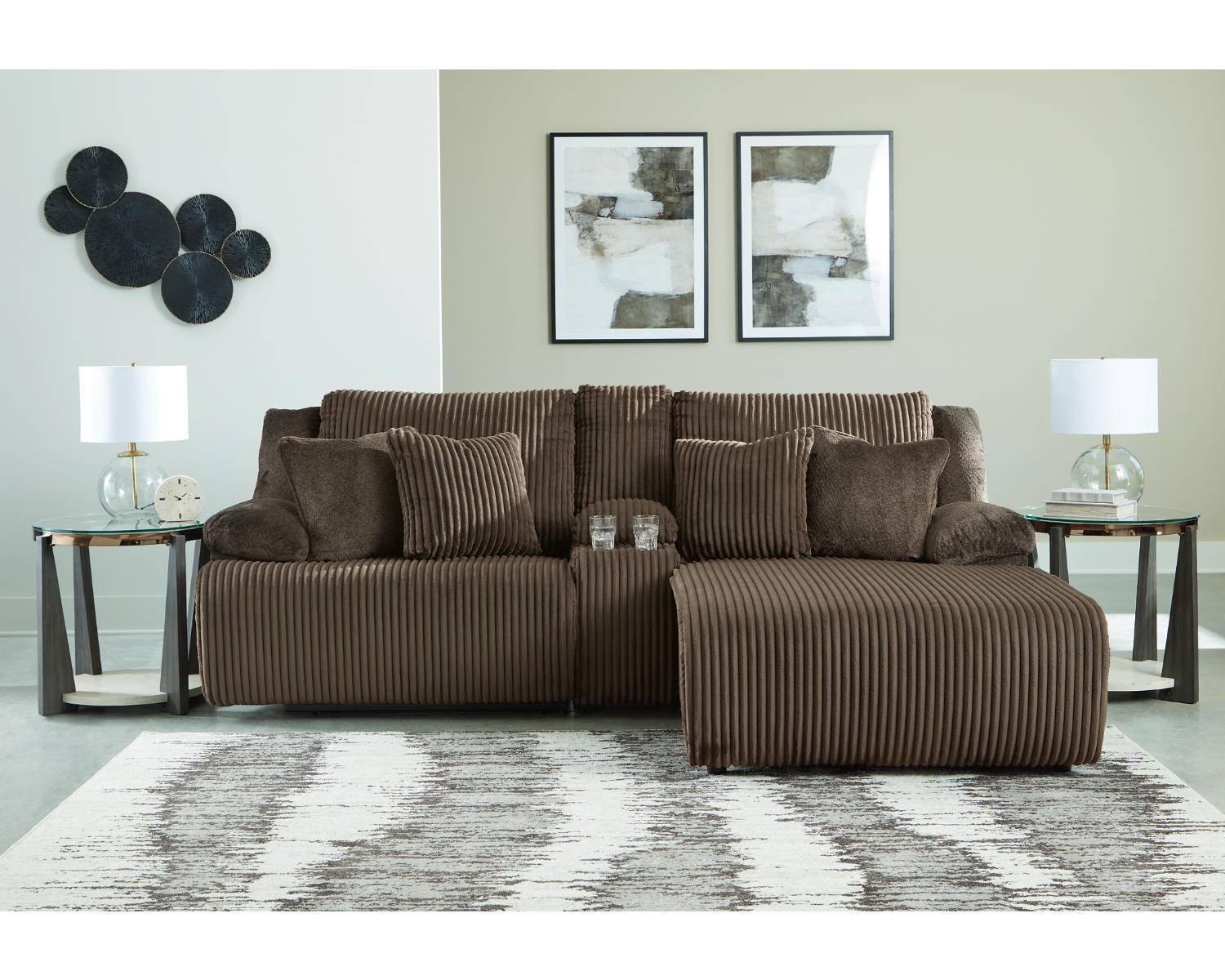 Top Tier 3-Piece Reclining Sectional Sofa with Chaise