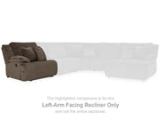 Top Tier Left-Arm Facing Recliner