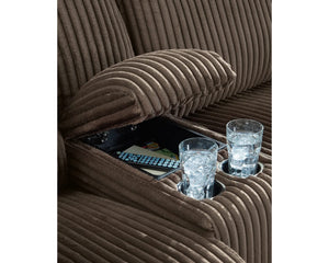 Seccional reclinable de 6 piezas de primer nivel con chaise longue