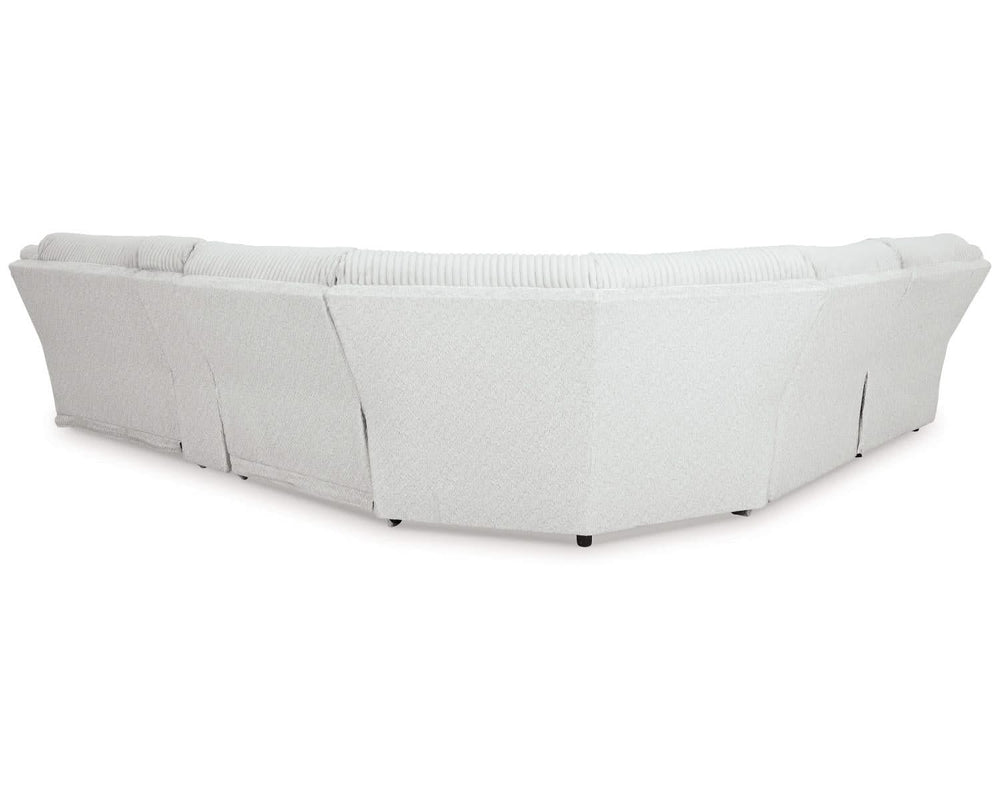 Seccional reclinable de 6 piezas de primer nivel con chaise longue
