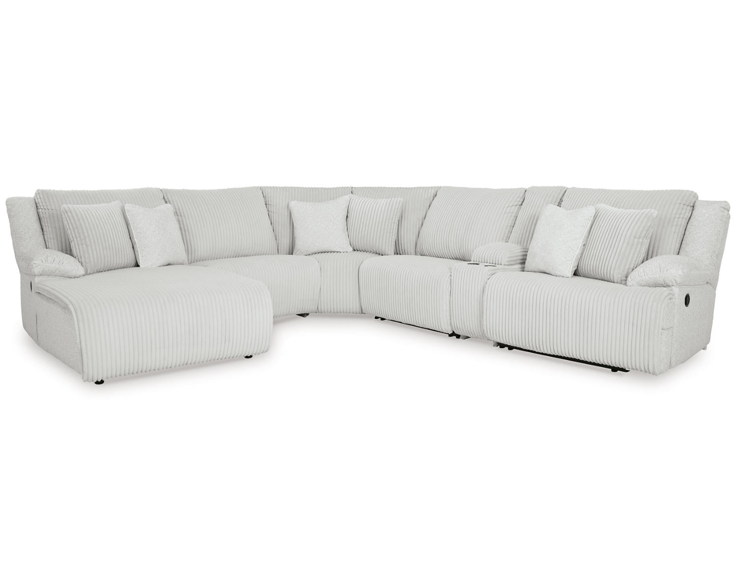 Top Tier 6-Piece Reclining Sectional with Chaise