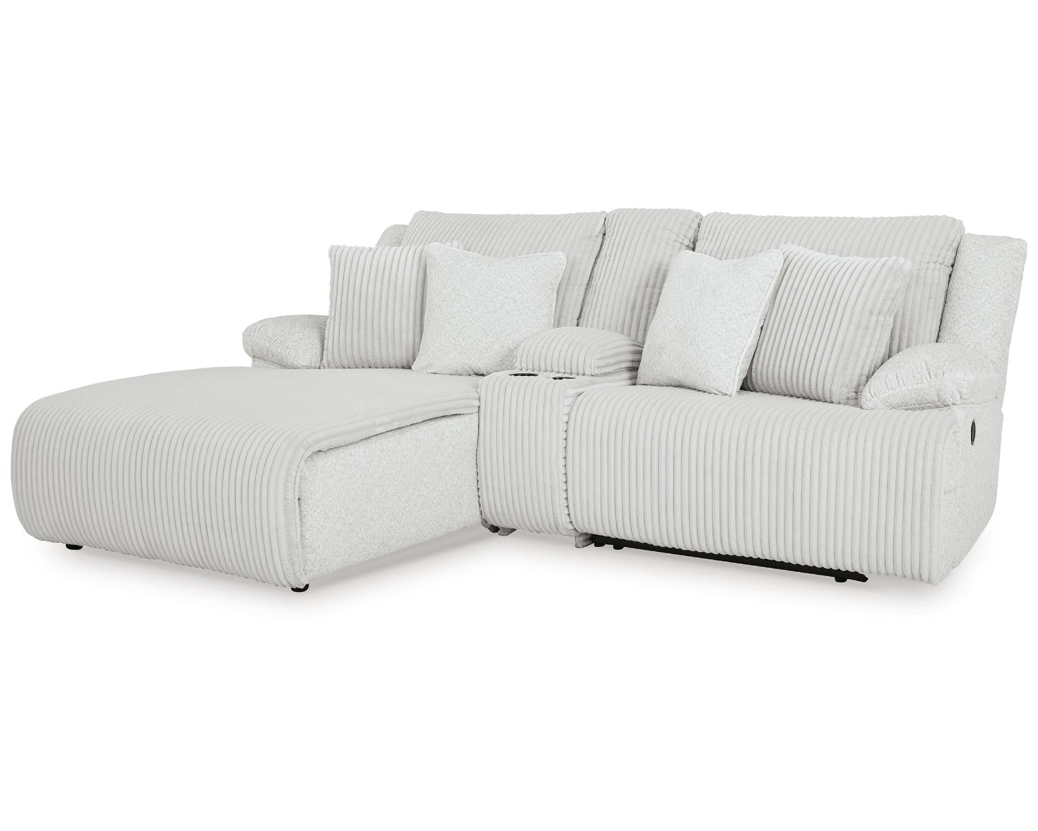 Top Tier 3-Piece Reclining Sectional Sofa with Chaise
