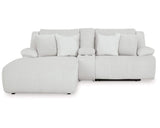 Sofá seccional reclinable de 3 piezas de primera calidad con chaise longue