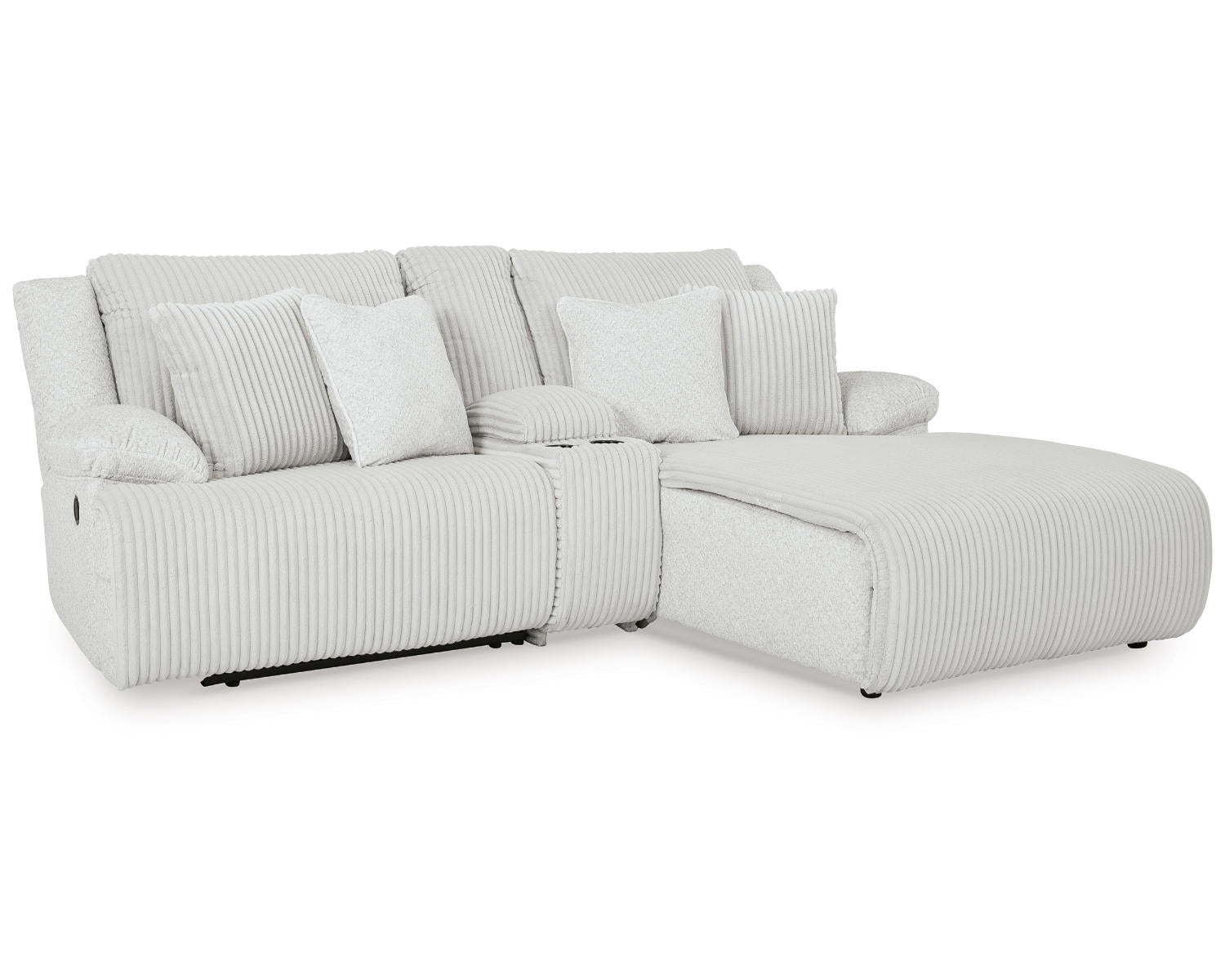 Top Tier 3-Piece Reclining Sectional Sofa with Chaise