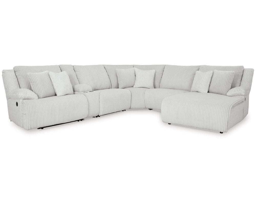 Top Tier 6-Piece Reclining Sectional with Chaise