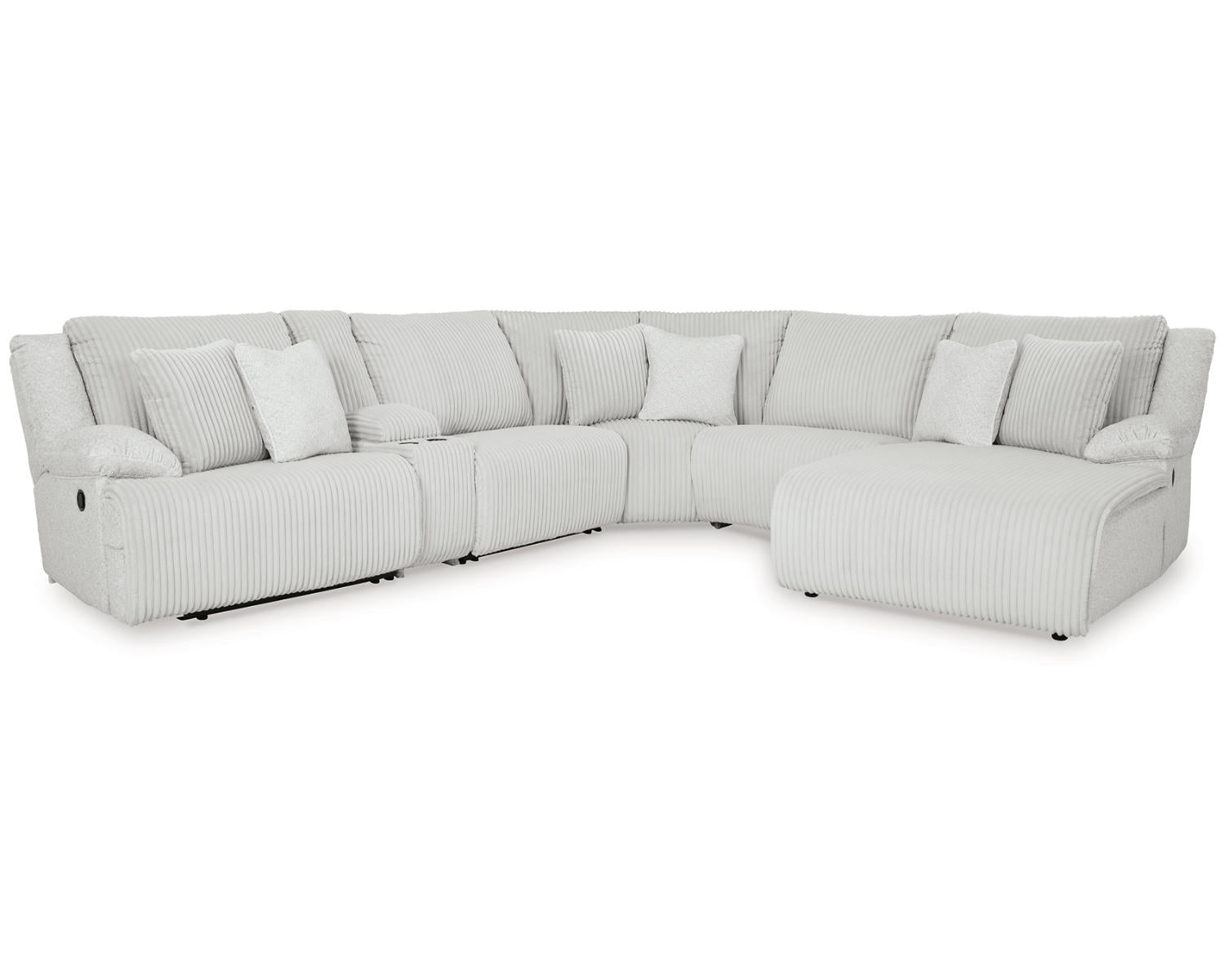 Top Tier 6-Piece Reclining Sectional with Chaise