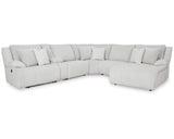 Top Tier 6-Piece Reclining Sectional with Chaise