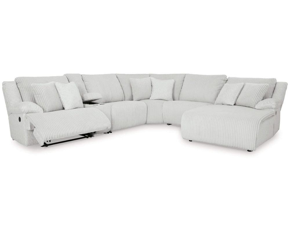 Top Tier 6-Piece Reclining Sectional with Chaise