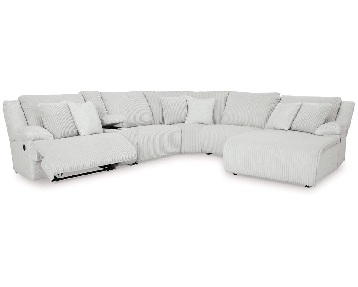 Top Tier 6-Piece Reclining Sectional with Chaise