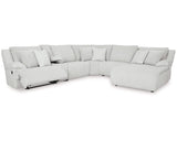 Top Tier 6-Piece Reclining Sectional with Chaise