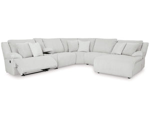Top Tier 6-Piece Reclining Sectional with Chaise
