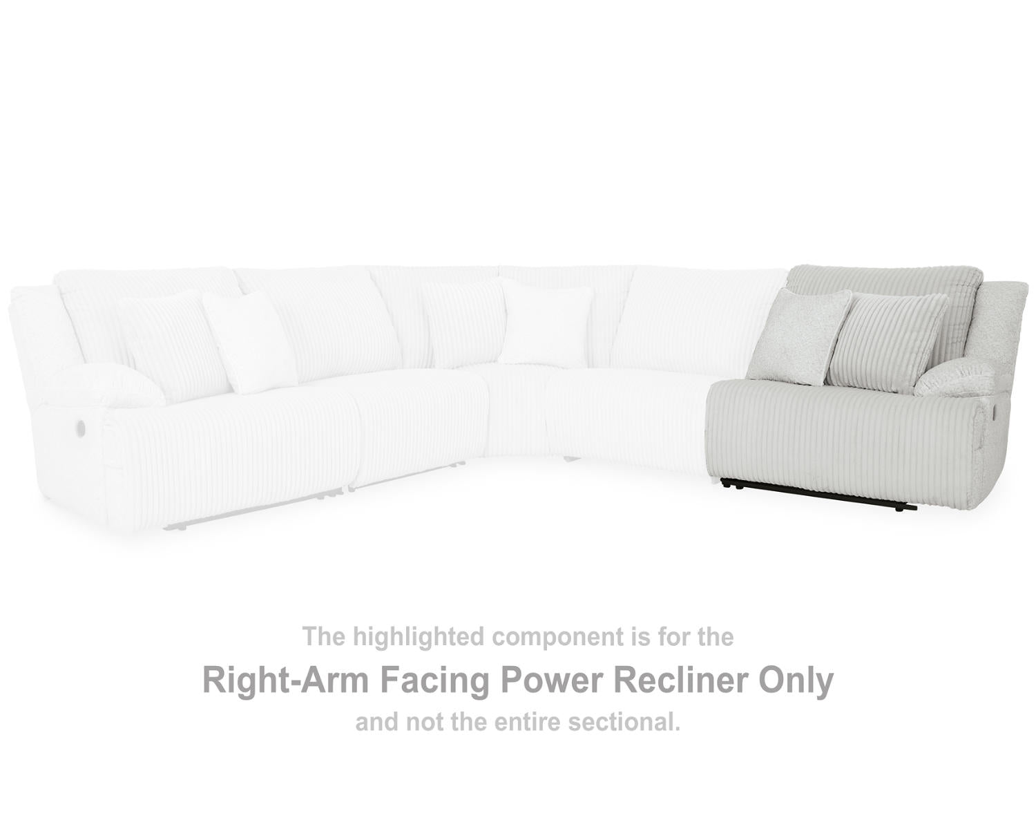 Top Tier Right-Arm Facing Power Recliner