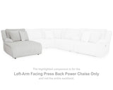 Top Tier Left-Arm Facing Power Reclining Back Chaise