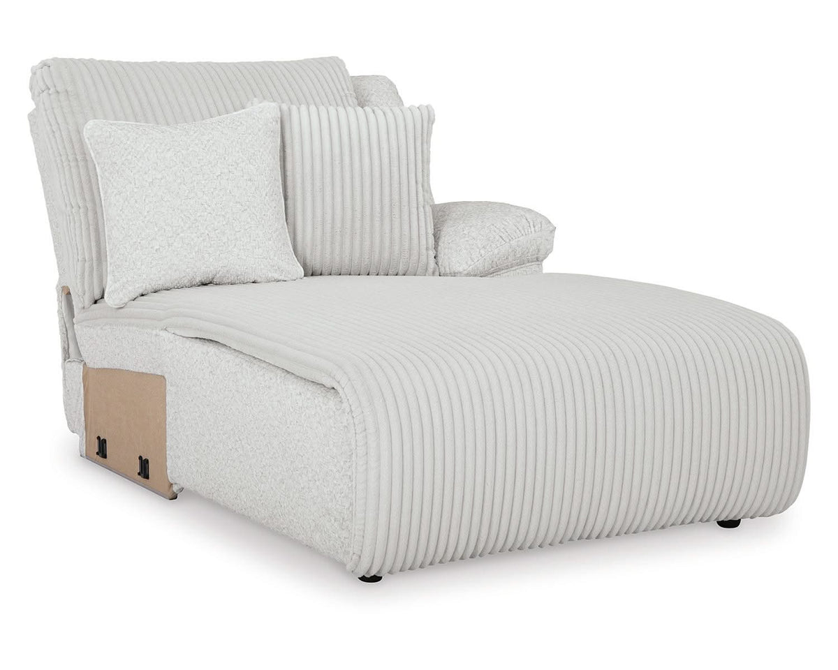 Chaise longue reclinable eléctrica de nivel superior con brazo derecho