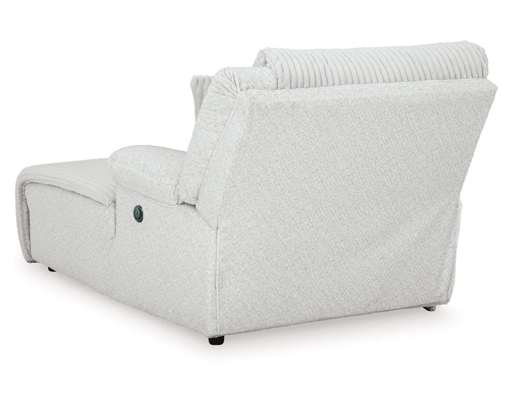 Chaise longue reclinable eléctrica de nivel superior con brazo derecho