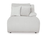 Chaise longue reclinable eléctrica de nivel superior con brazo derecho