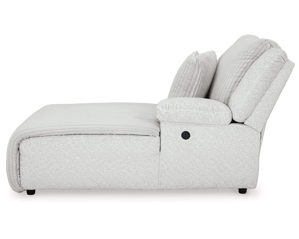Chaise longue reclinable eléctrica de nivel superior con brazo derecho